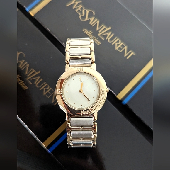 Yves Saint Laurent Accessories - Yves Saint Laurent YSL Womens Gold / Silver Vintage Watch